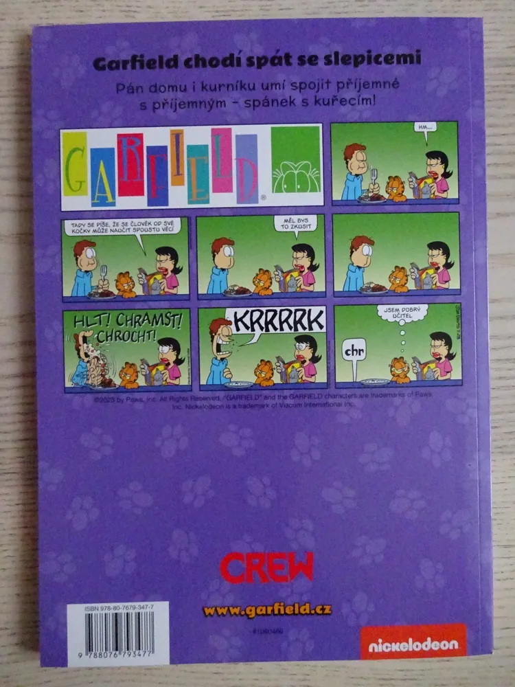 GARFIELD CHODÍ SPÁT SE SLEPICEMI, JIM DAVIS, **an