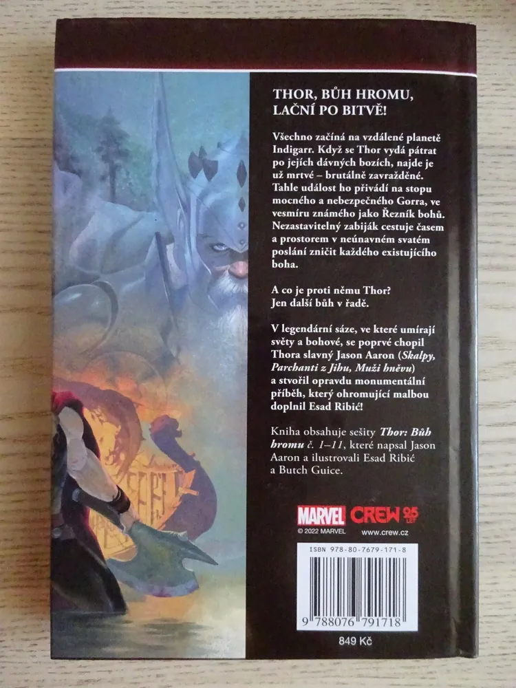 THOR, ZABIJÁK BOHŮ, LEGENDY MARVEL, **an