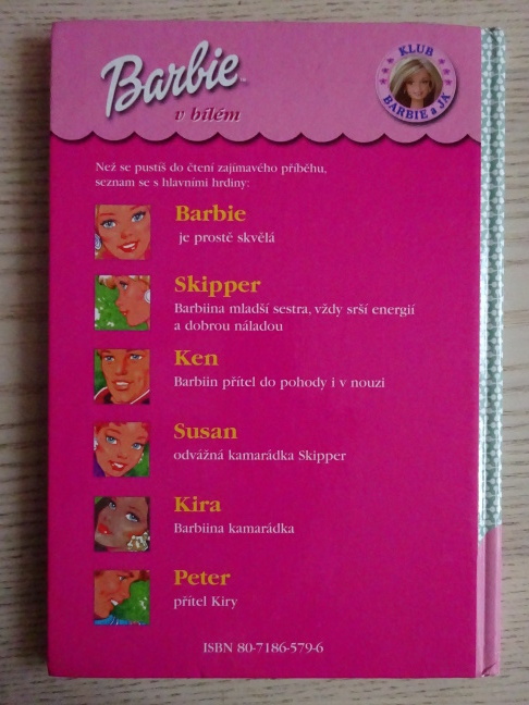 BARBIE V BÍLÉM, **an