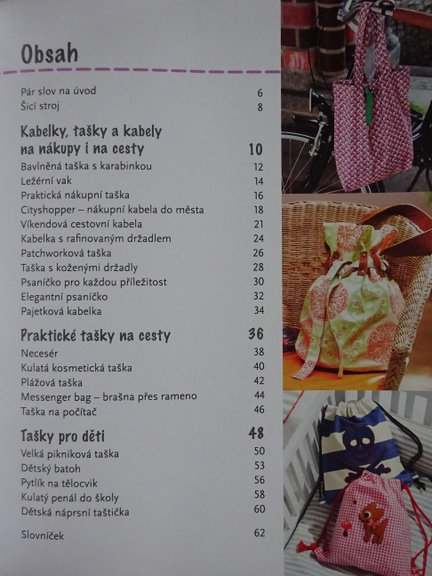 MÓDNÍ TAŠKY A KABELKY, KNIHA ŠITÍ KROK ZA KROKEM, **an