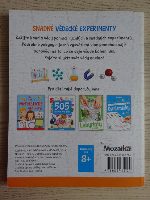 SNADNÉ VĚDECKÉ EXPERIMENTY, 45 ÚŽASNÝCH EXPERIMENTŮ, **an