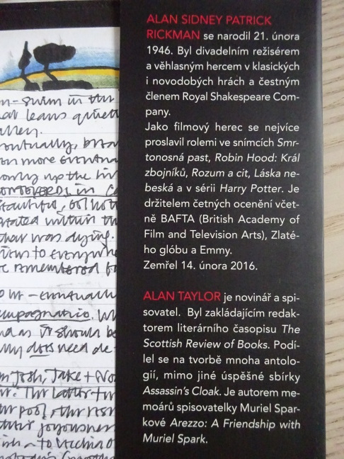 DENÍKY, ALAN RICKMAN, **an