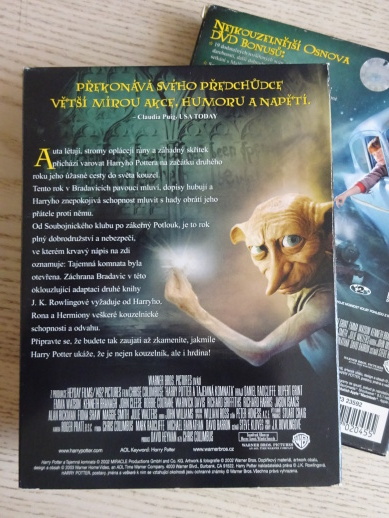 HARRY POTTER A TAJEMNÁ KOMNATA, VČETNĚ+ BONUS DVD, DVD FILM