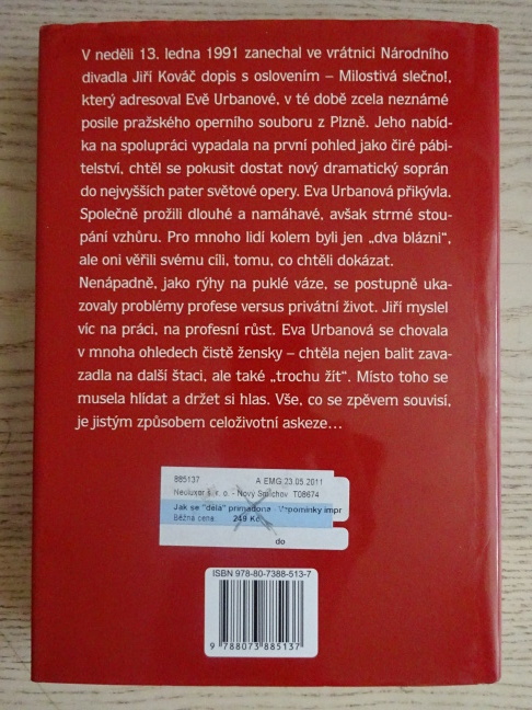 JAK SE "DĚLÁ" PRIMADONA, VZPOMÍNKY IMPRESÁRIA EVY URBANOVÉ, JIŘÍ KOVÁČ, MICHAELA ZINDELOVÁ, **an