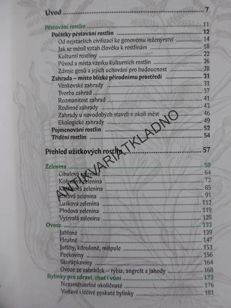 CO ROSTLO U BABIČKY NA ZAHRADĚ, TRADIČNÍ ODRŮDY,JAN NOVÁK