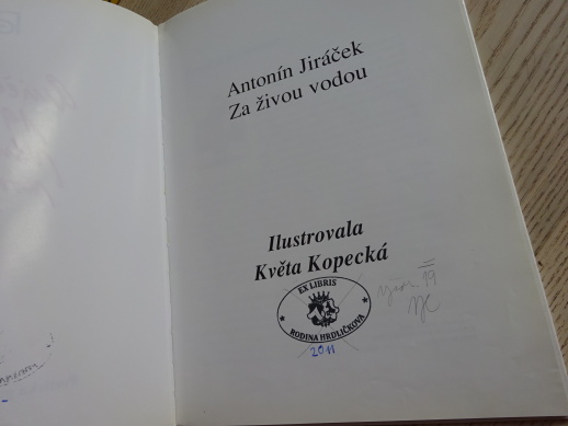 ZA ŽIVOU VODOU, ANTONÍN JIRÁČEK, **an