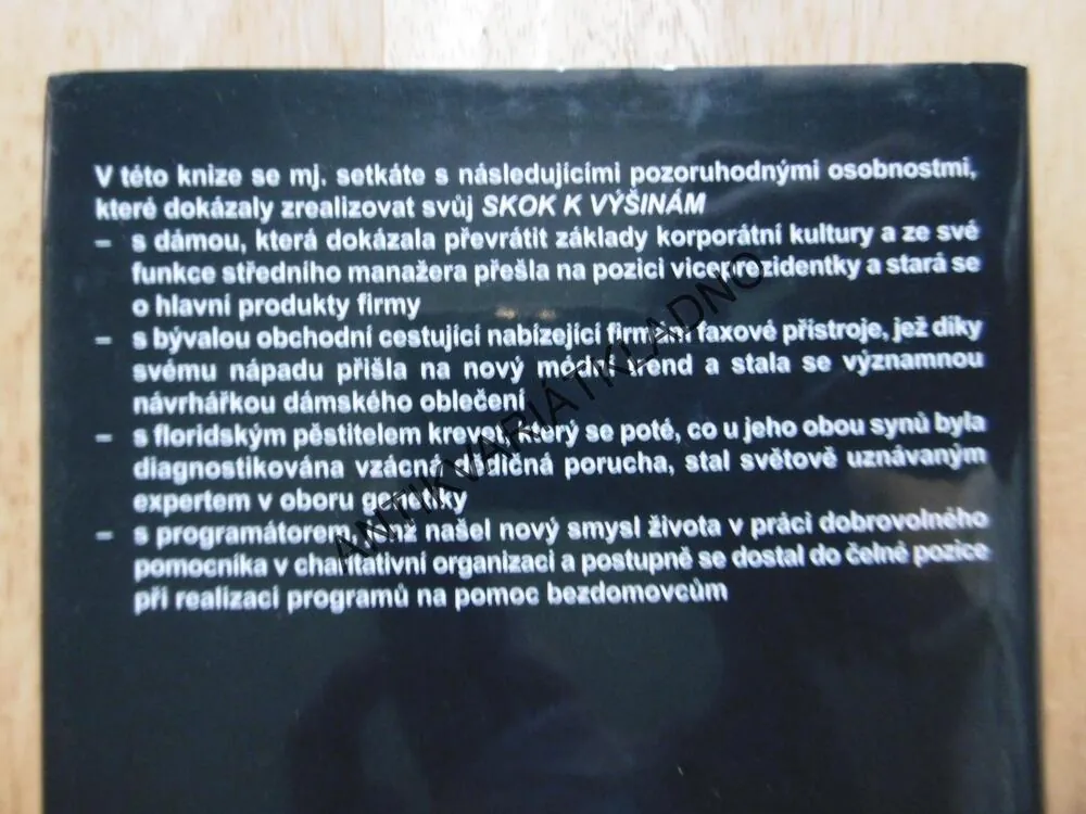 SKOK K VÝŠINÁM, JAK ZÁSADNĚ ZLEPŠIT SVŮJ ŽIVOT, **an