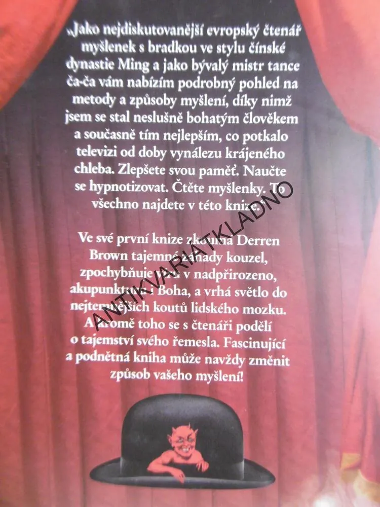 MAGIE A MANIPULACE MYSLI, DERREN BROWN