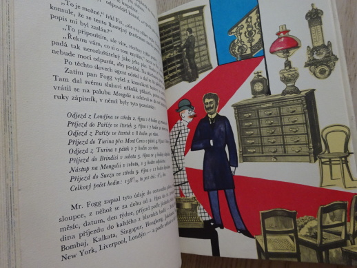 CESTA KOLEM SVĚTA ZA OSMDESÁT DNÍ, JULES VERNE, 1959, **an