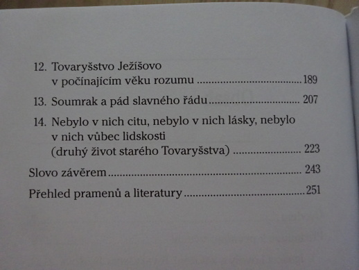 TOVARYŠSTVO JEŽÍŠOVO, JEZUITÉ V ČECHÁCH, IVANA ČORNEJOVÁ, **an