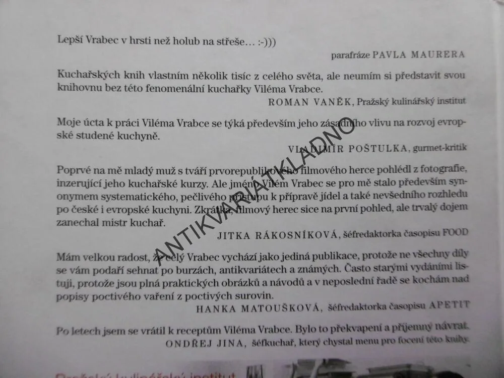VELKÁ KUCHAŘKA, VILÉM BRABEC, 1500 RECEPTŮ