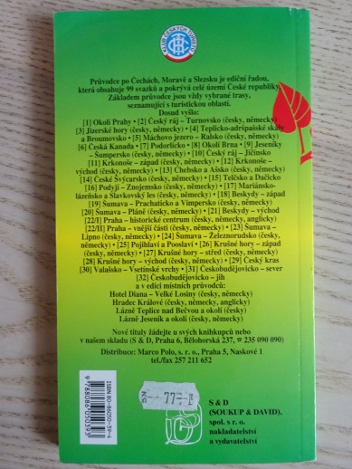 PRŮVODCE PO ČECHÁCH, MORAVĚ, SLEZSKU, ŠUMAVA - PRACHATICKO A VIMPERSKO, **an