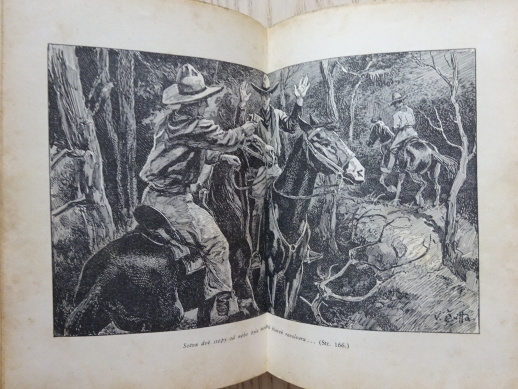 ZA ZLATEM SEVERU, O. HANSTEIN, BĚLOUŠ PRÉRIE, C. FERRIS, HOŠI Z FARMY "X", M. REID, 1930, **an