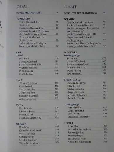 TVÁŘE KRUŠNOHOŘÍ, PETR MIKŠÍČEK, DVOJJAZYČNÉ, NĚMČINA, **an