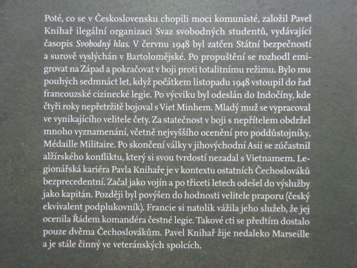 LEGIE, MŮJ ŽIVOT, PAVEL KNIHAŘ