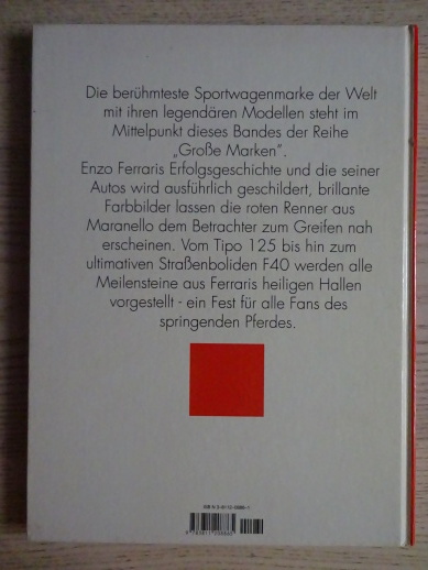 FERRARI, GROSSE MARKEN, GODFREY EATON, **an