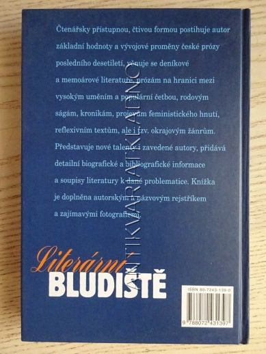 LITERÁRNÍ BLUDIŠTĚ, BILANCE POLISTOPADOVÉ PRÓZY, LUBOMÍR MACHALA, **an