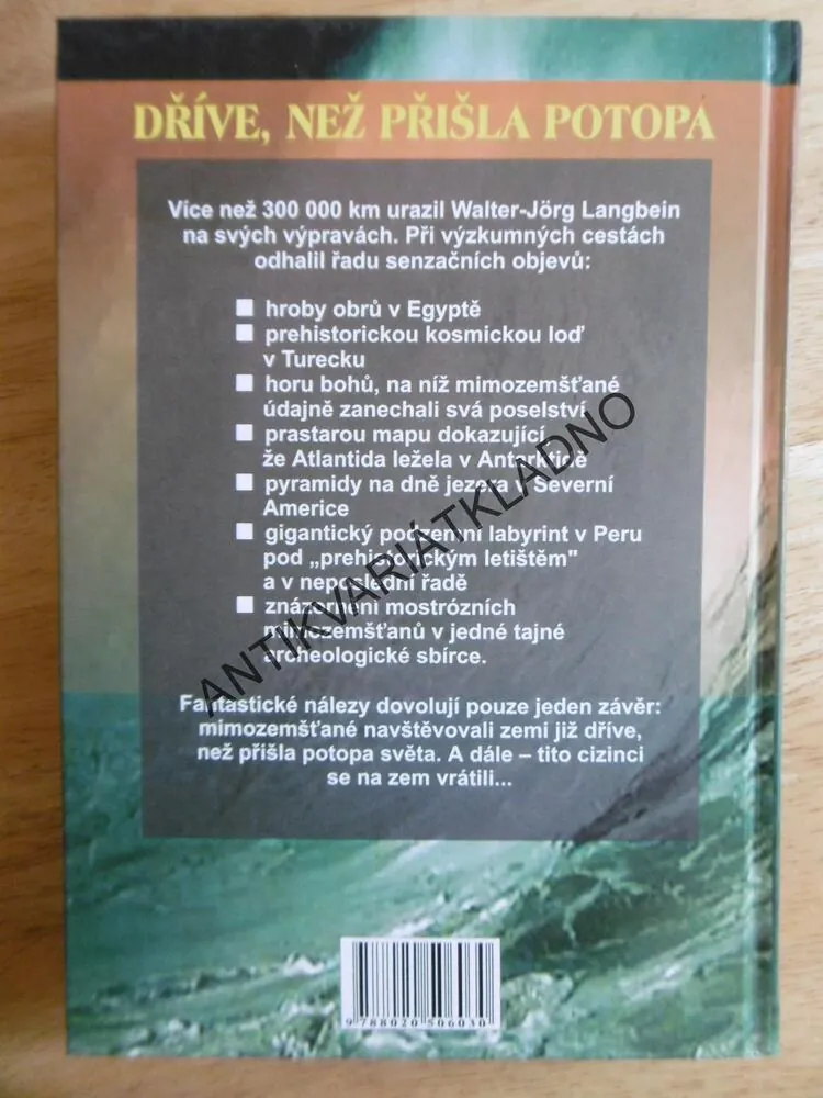DŘÍVE NĚŽ PŘIŠLA POTOPA, O HORÁCH BOHŮ A MĚSTECH DUCHŮ