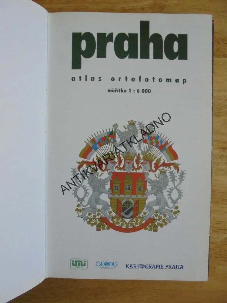 PRAHA, ATLAS ORTOFOTOMAP 1:6000, MAPY