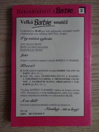 PROTANČÍME CELOU NOC, DOBRODRUŽSTVÍ S BARBIE, **an