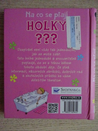 NA CO SE PTAJÍ HOLKY?, KNIHA O DOSPÍVÁNÍ, **an