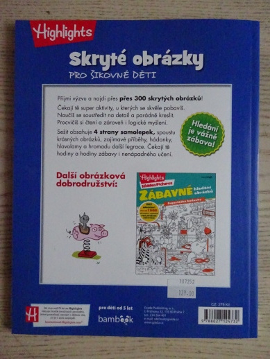 SKRYTÉ OBRÁZKY PRO ŠIKOVNÉ DĚTI, **an