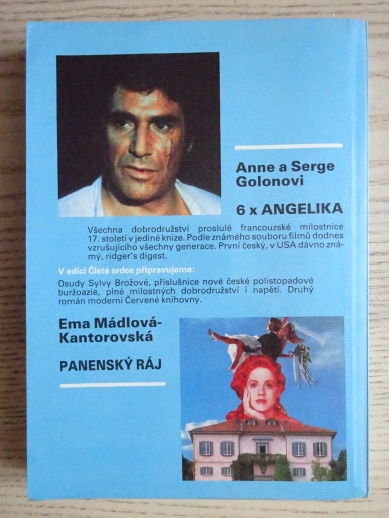 6X ANGELIKA V JEDINÉ KNIZE, ČISTÁ SRDCE, **an
