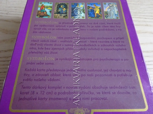 KARTY SYMBOLON, 78 KARET A KNIHA