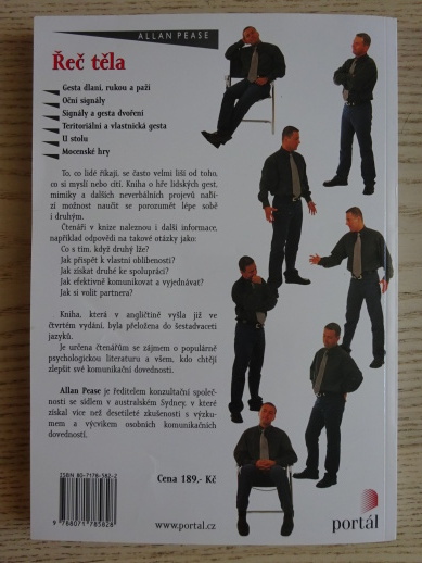 ŘEČ TĚLA, ALLAN PEASE, **an