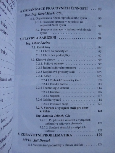CHOV KRÁLÍKŮ PRO MASNOU PRODUKCI, **an