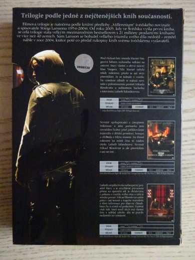 MILÉNIUM, 3X DVD FILM