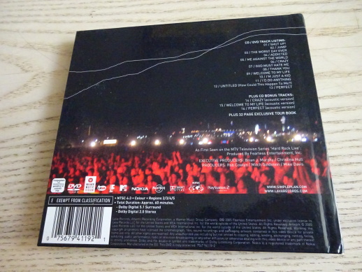 SIMPLE PLAN, MTV HARD ROCK LIVE, DVD HUDBA