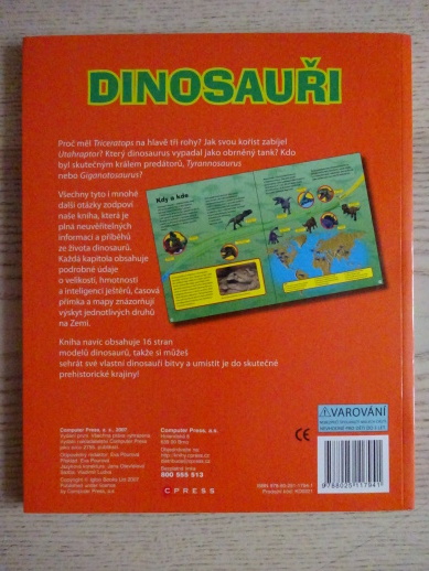 DINOSAUŘI, NEUVĚŘITELNÁ FAKTA S ÚŽASNÝMI MODELY, **an
