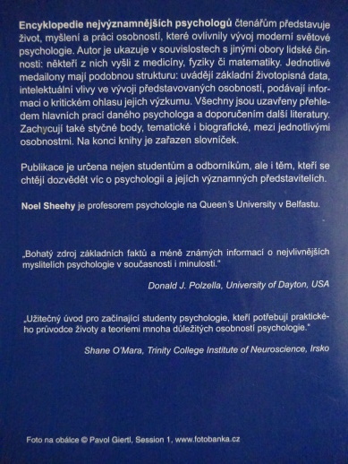 ENCYKLOPEDIE NEJVÝZNAMNĚJŠÍCH PSYCHOLOGŮ, PSYCHOLOGIE, **an