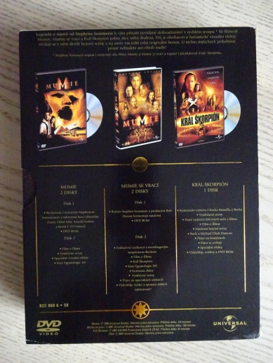 LEGENDA O MUMII, 5X DVD FILM