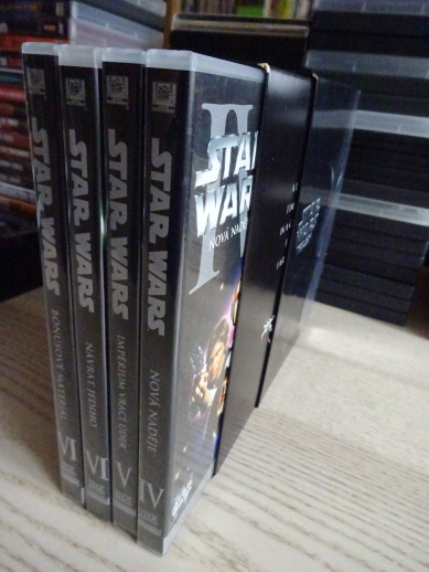 STAR WARS TRILOGY, 4X DVD FILM