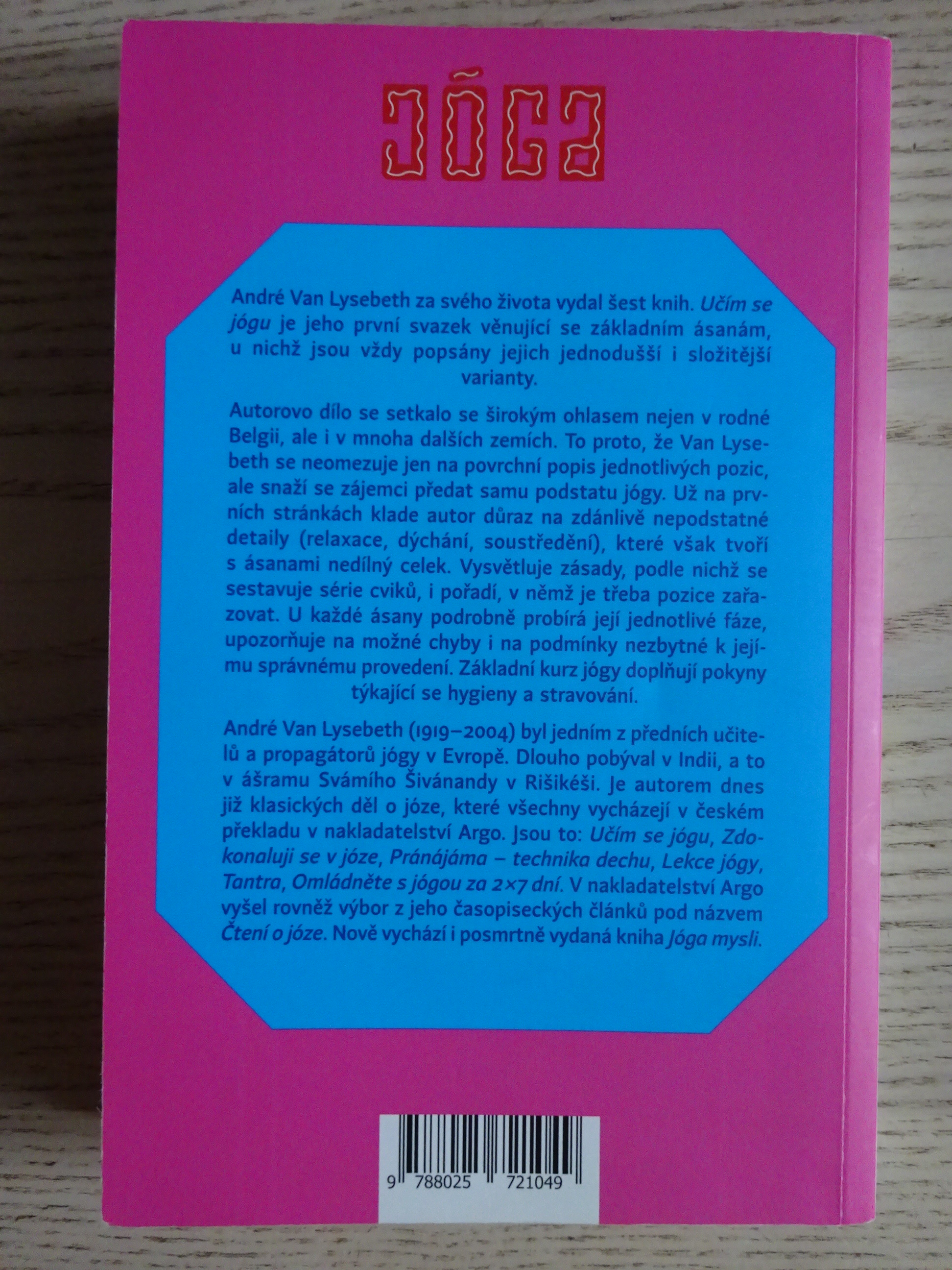 JÓGA, UČÍM SE JÓGU, ANDRÉ LYSBETH, **an