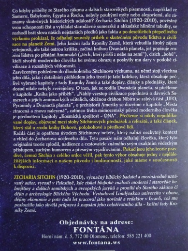 KRONIKY ANUNNAKŮ, ZECHARIA SITCHIN, **an