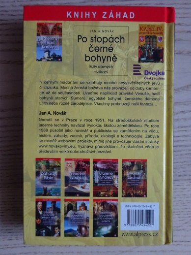 PO STOPÁCH ČERNÉ BOHYNĚ, JAN A. NOVÁK, KNIHY ZÁHAD, **an