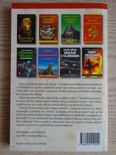 TAJEMSTVÍ ĎÁBLOVY BIBLE, ARNOŠT VAŠÍČEK, **an