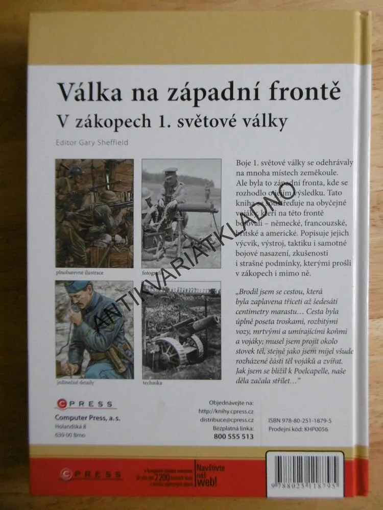 VÁLKA NA ZÁPADNÍ FRONTĚ, V ZÁKOPECH 1.SVĚTOVÉ VÁLKY, **an