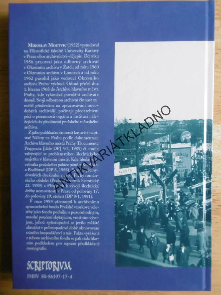 PRAŽSKÉ VZORKOVÉ VELETRHY 1920-1951,MOUTVIC, P-A