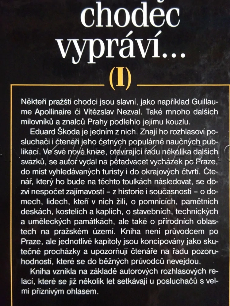 PRAŽSKÝ CHODEC VYPRÁVÍ..., PRAHA, EDUARD ŠKODA, **an