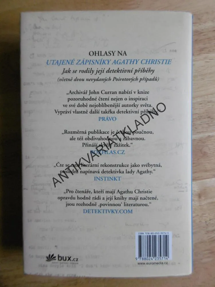 PROMYŠLENÉ VRAŽDY AGATHY CHRISTIE, JOHN CURRAN, SLEČNA MARPLOVÁ, **an