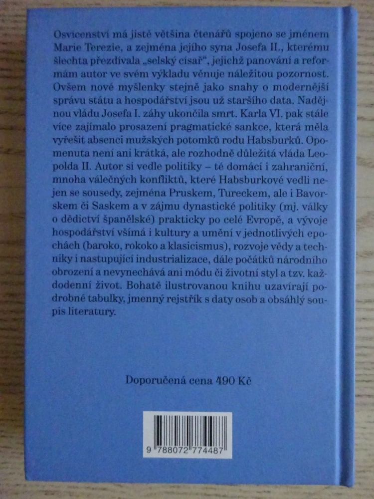 ČESKÉ ZEMĚ V LETECH 1705-1792, ROMAN VONDRA,  **an