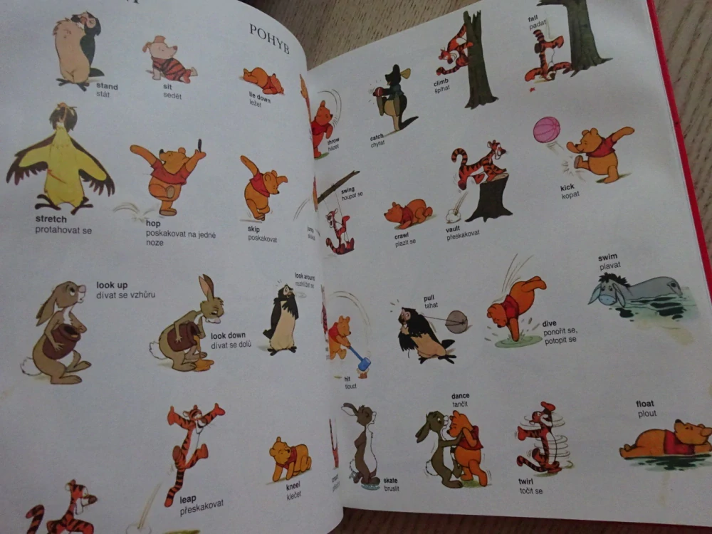VELKÝ OBRÁZKOVÝ SLOVNÍK, ANGLICKO-ČESKÝ, DISNEY, **an