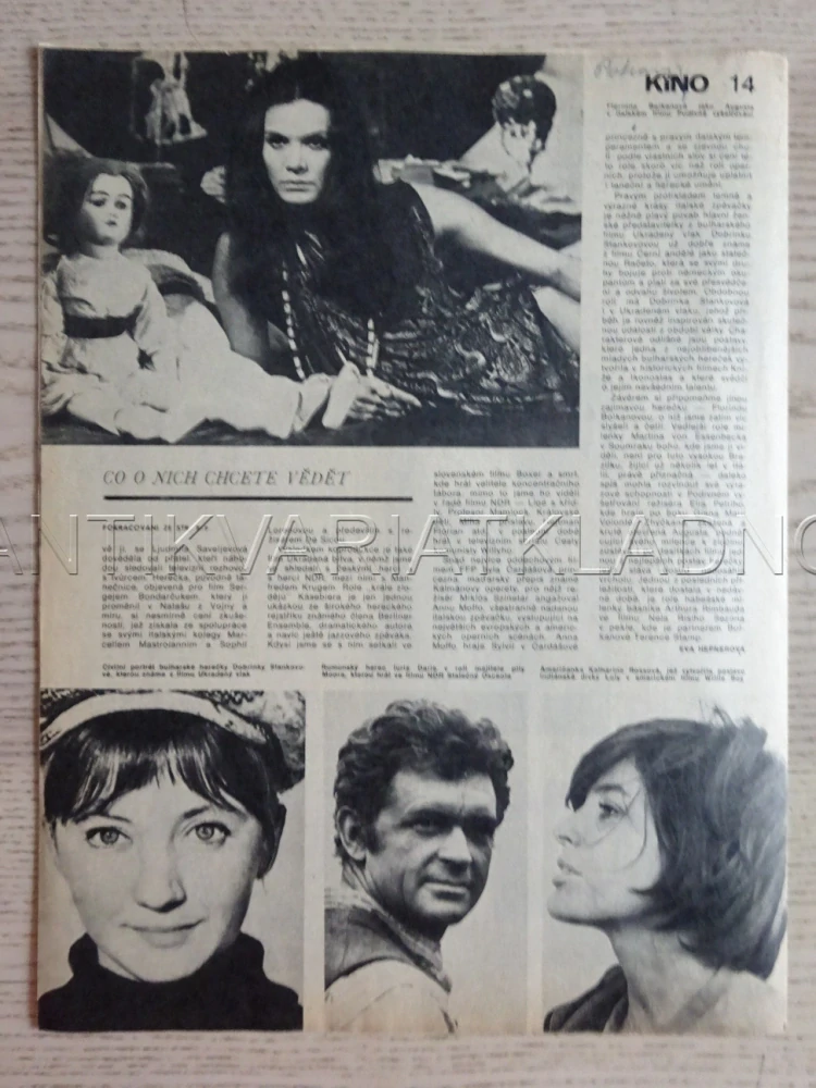 KINO, ROČ. XXVII, Č. 14, ČASOPIS, MAXMILIAN SCHELL