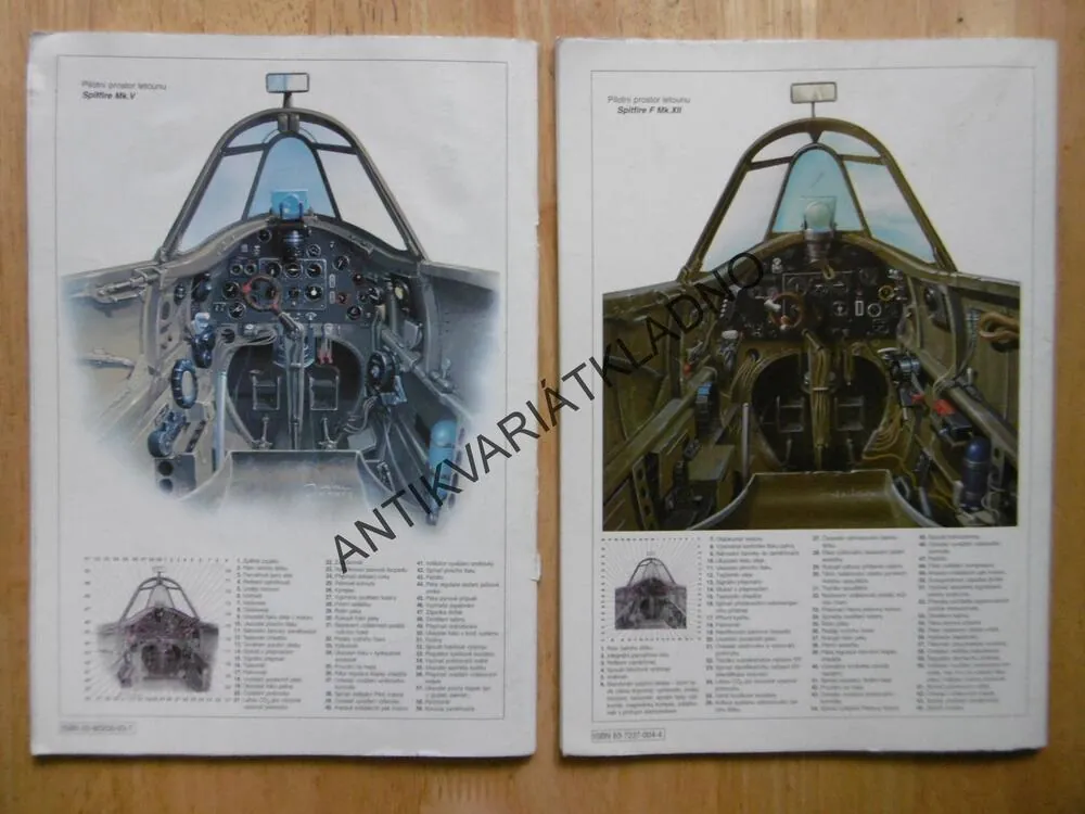 SUPERMARINE SPITFIRE, ALFRED PRICE, MONOGRAFIE 1-2,