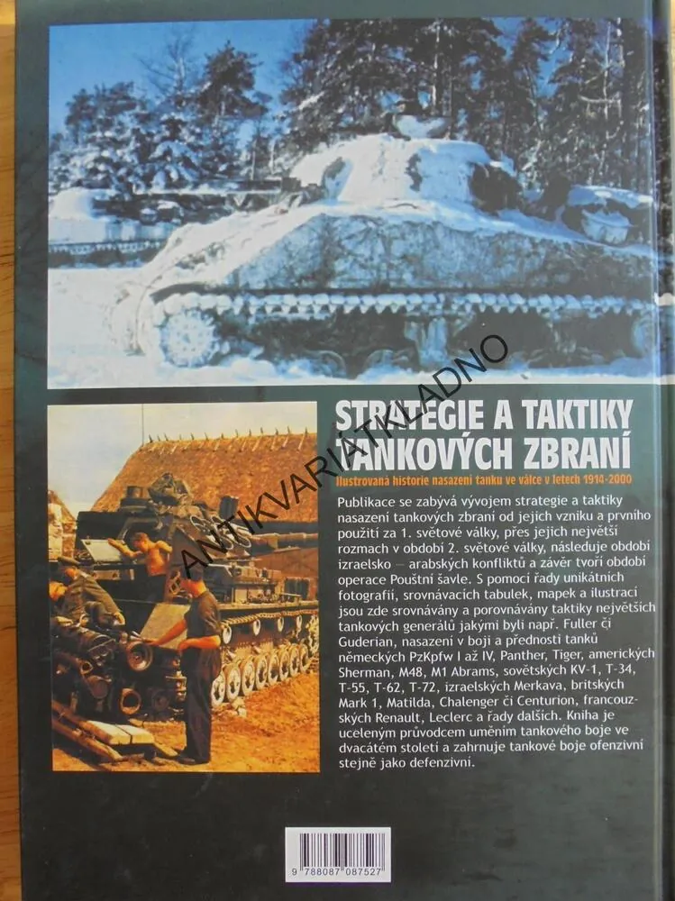 STRATEGIE A TAKTIKY TANKOVÝCH ZBRANÍ, TANK, VÁLKA