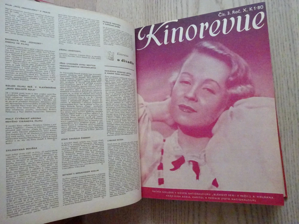 KINOREVUE roč. č. X, SVÁZANÝ ROČNÍK ČASOPISU 